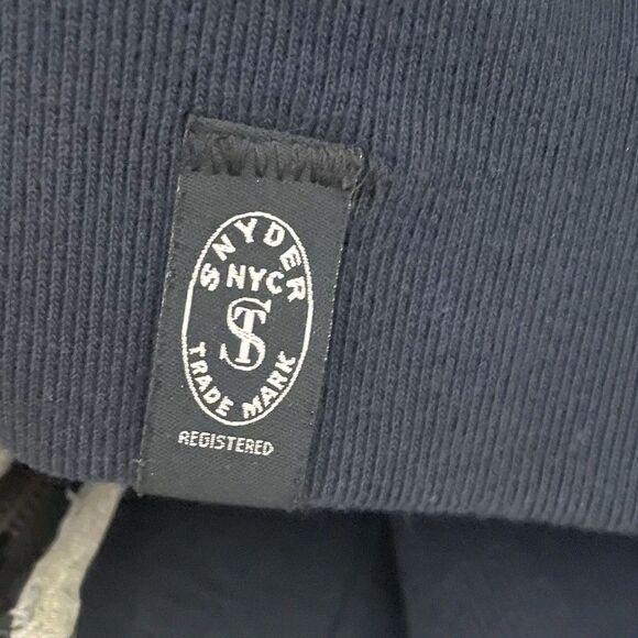 Todd Snyder Jacke Mens Small Dark Blue French Terry Barracuda Two-way Full Zip - Picture 6 of 10